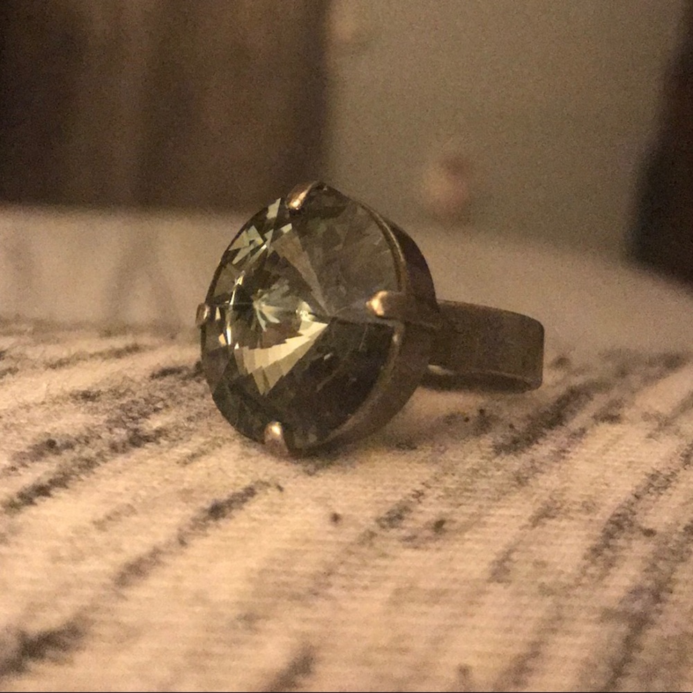 Sabika cuff ring in Black Diamond